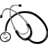 Hand-drawn-sketch-of-stethoscope-in-black-color-on-transparent-PNG